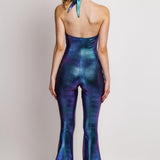 Sirena Tied Bell Bottom Catsuit