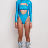 Maillot Luxe Sky con corazón abierto