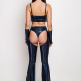 Dark Polychrome Buckle Top