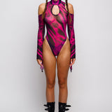 Hazard Teardrop Leotard