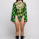 Endgame Mesh Bare Back Leotard