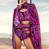 Zero Pink Mesh Wings