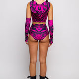 Hazard Hooded Belt Top