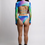 Serpentine Duster Top