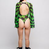 Endgame Mesh Bare Back Leotard