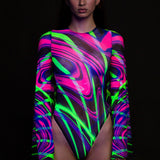 Toxin Mesh Bare Back Leotard