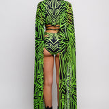 Zero Green Cutout Rave Top