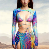 Serpentine Duster Top