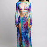 Serpentine Duster Top