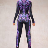 Purple Madness Skeleton Costume