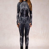 Disfraz oscuro hasta los huesos