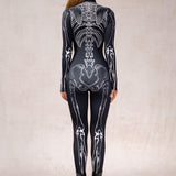 Disfraz oscuro hasta los huesos