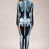 Disfraz de Huesos de Sonajero Azul