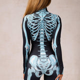 Disfraz de Huesos de Sonajero Azul