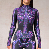 Purple Madness Skeleton Costume