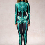 Disfraz de huesos esmeralda