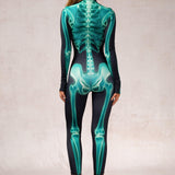 Disfraz de huesos esmeralda