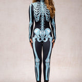 Disfraz de Huesos de Sonajero Azul