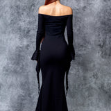 Morticia Trumpet Dress