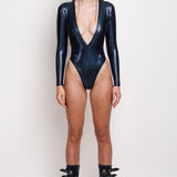 Dark Polychrome Low Cut Leotard