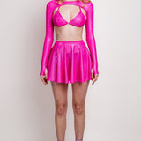 Luxe Pink Cloche Skirt