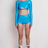 Luxe Sky High Waist Shorts