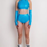 Luxe Sky Cut High Waist Shorts