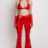 Domina Red Zippy Pants