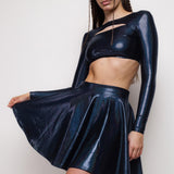 Dark Polychrome Cloche Skirt