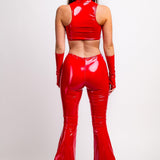 Domina Red Vinyl Zippy Top