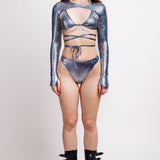 Silver Nymph Triangle Top