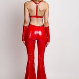 Domina Red Zippy Pants