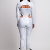 Domina White Cutout Vinyl Costume