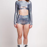 Holo Serpent Long Belt Top