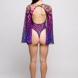 Exoline Mesh Bare Back Leotard