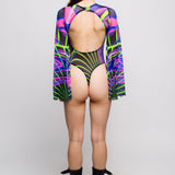 Toxin Mesh Bare Back Leotard