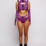 Futura Pink Cutout Rave Top