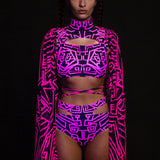 Zero Pink Cutout Rave Set