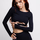 Blackout Long Belt Top