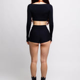 Blackout High Waist Shorts