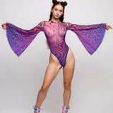 Exoline Mesh Bare Back Leotard