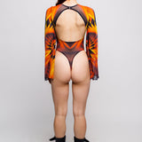 Wildfire Mesh Bare Back Leotard