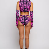 Futura Pink Cutout Rave Top