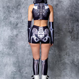 Silver Bones Garters Leggings