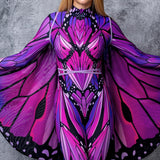 Lilac Butterfly Mesh Wings