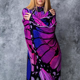 Lilac Butterfly Mesh Wings