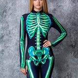 Green Skeleton Costume