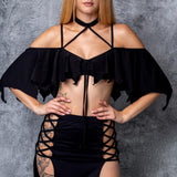 Blackout Bat Wings Top