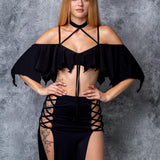 Blackout Bat Wings Top