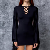 Blackout Bat Wings Dress